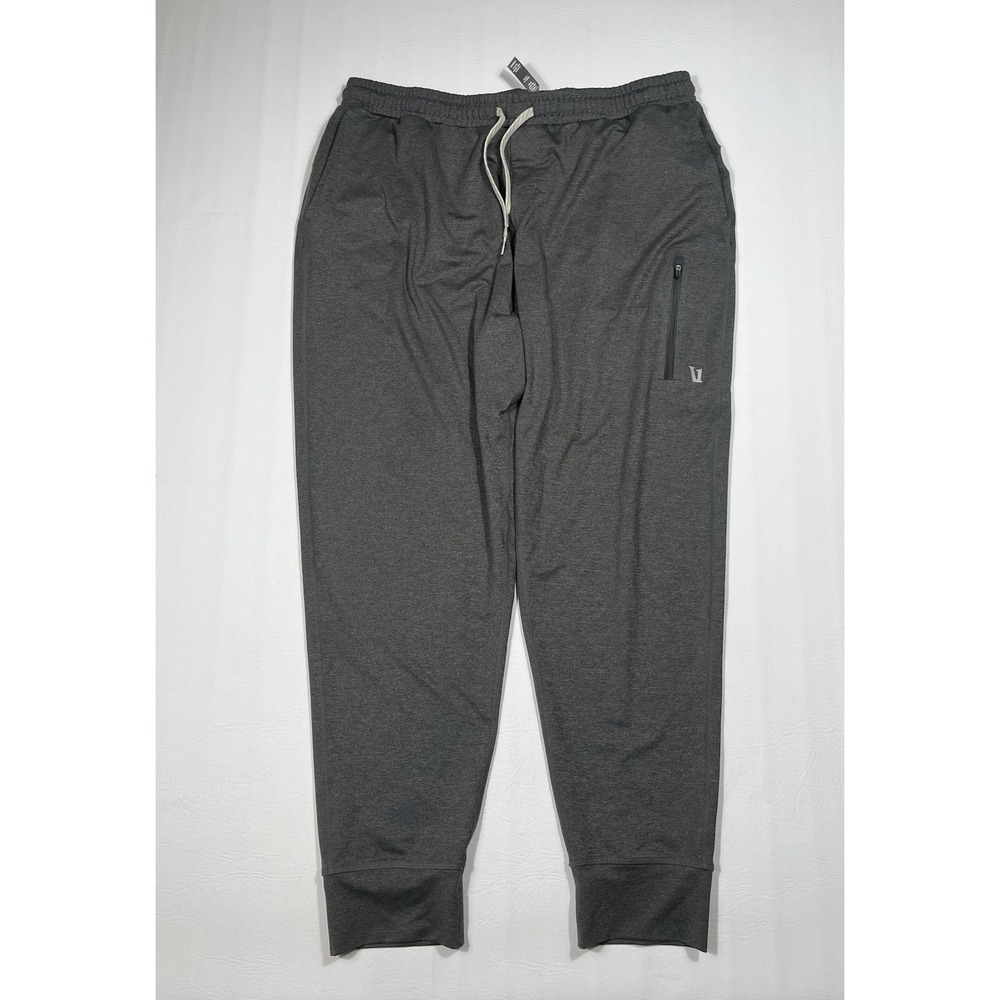 Vuori Sunday Performance Joggers Mens 2XL Gray DreamKnit Athletic Pants